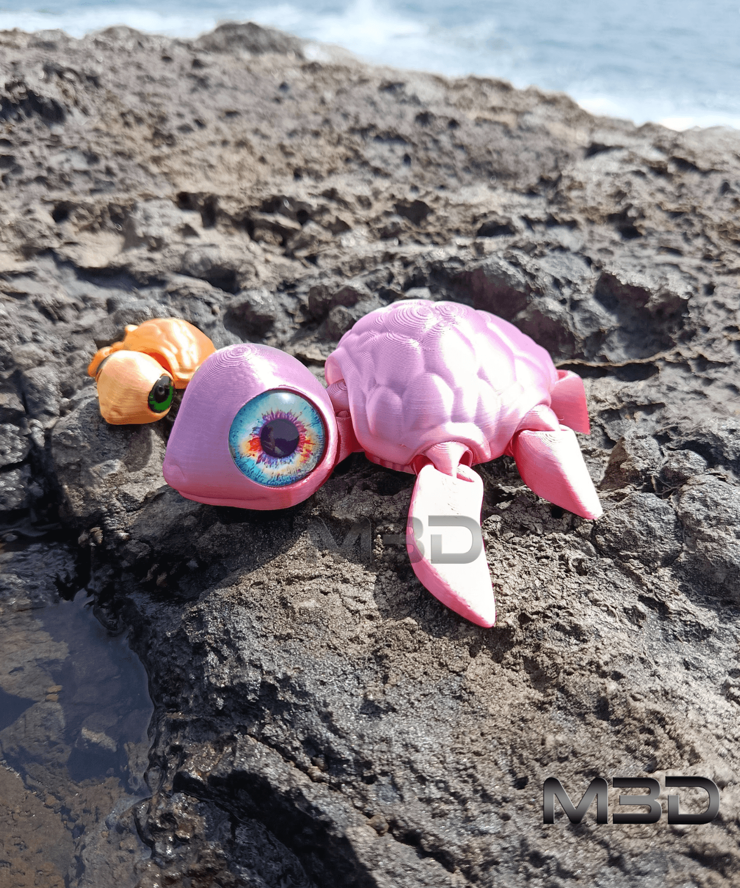 Flexi Cute Sea Turtle / no supports / 3mf included 3d model