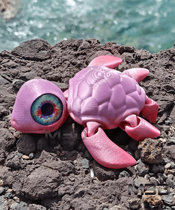Flexi Cute Sea Turtle / no supports / 3mf included 3d model