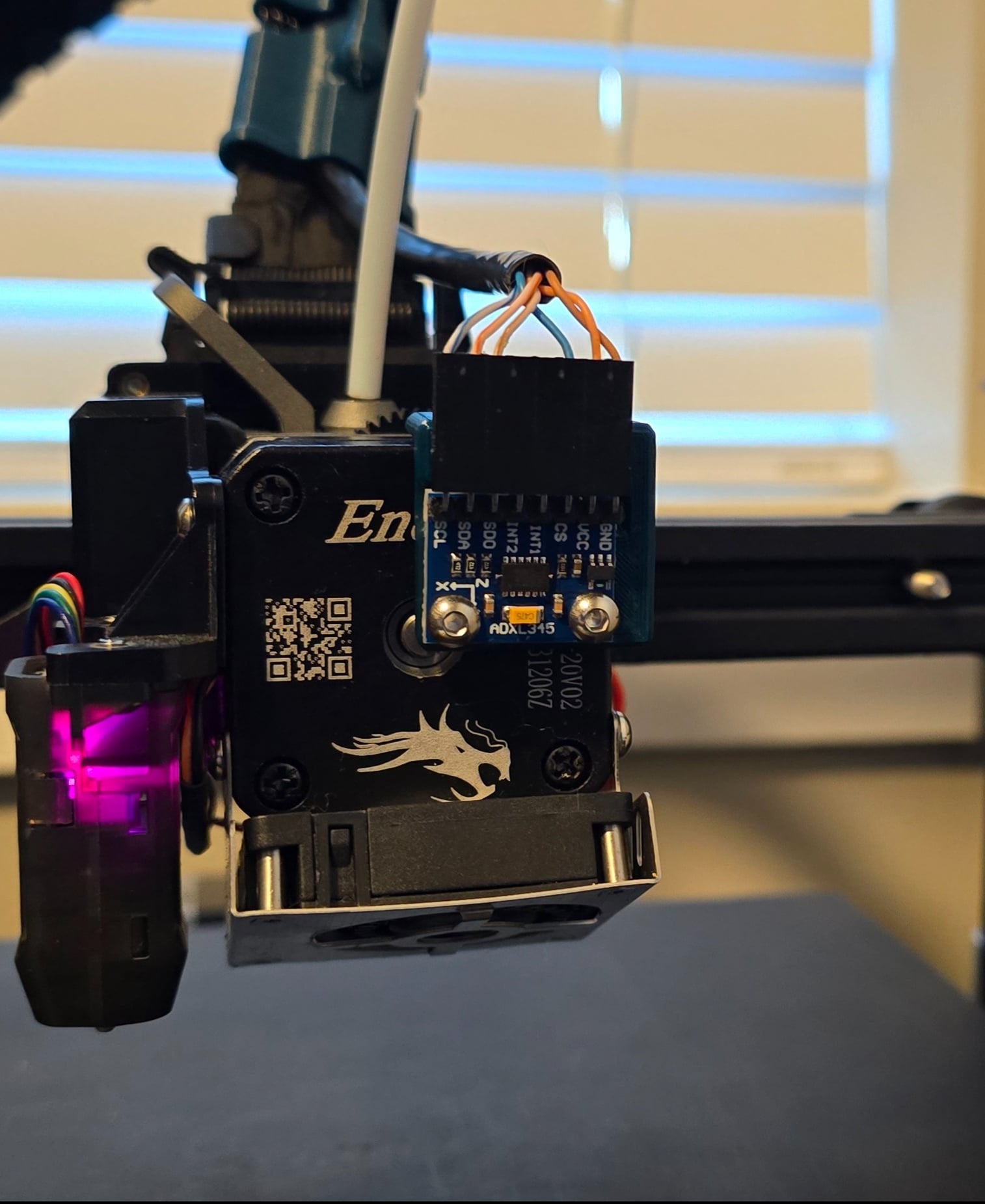 Sprite Extruder ADXL345 Mount 3d model