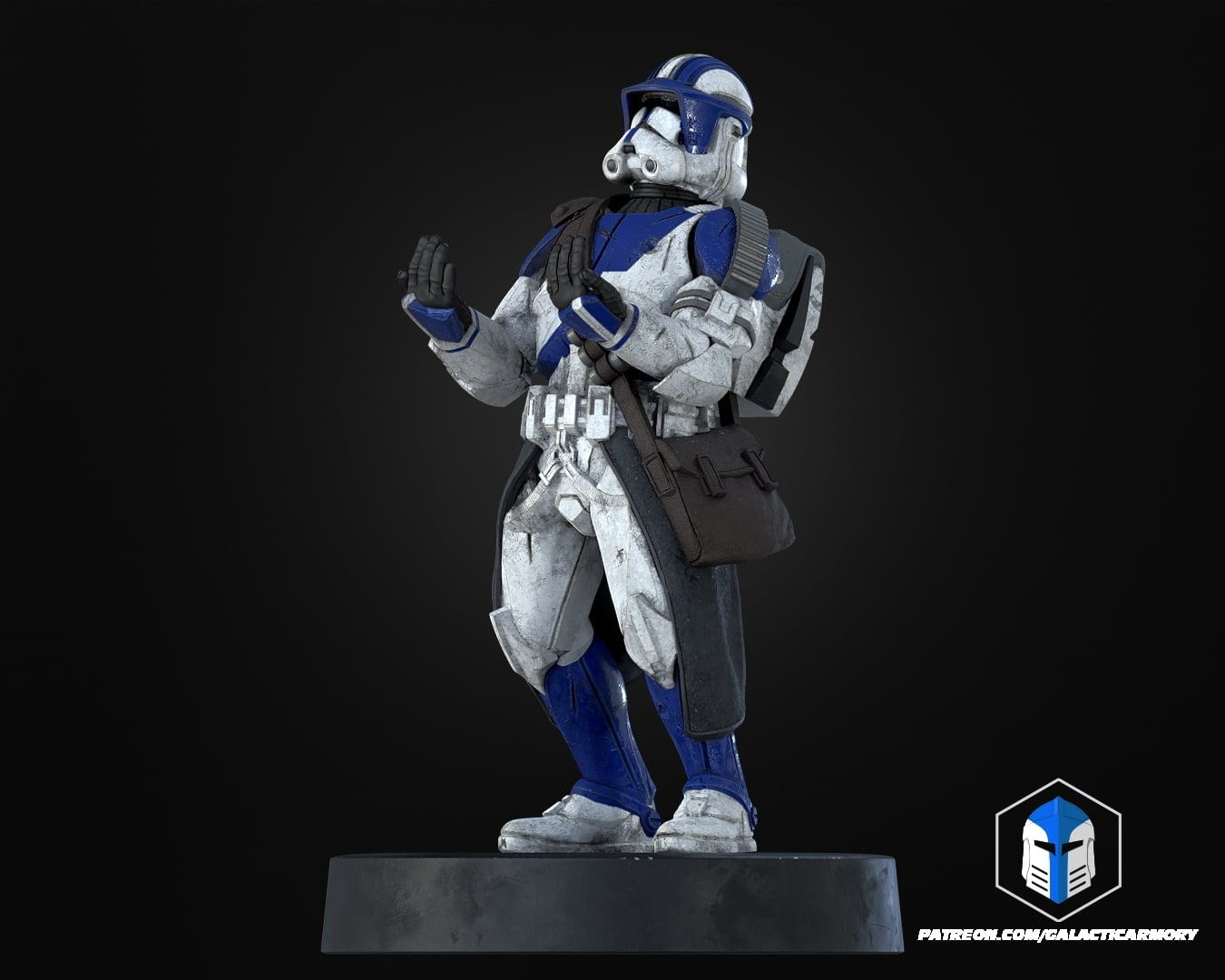 Clone Trooper Controller Holders - 3D Print Files 3d model