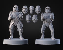 Clone Trooper Controller Holders - 3D Print Files 3d model