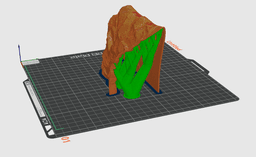 Aquarium Terrarium Cliff Cave | Rugged Rock Shelter for Fish, Reptiles & Amphibians 3d model