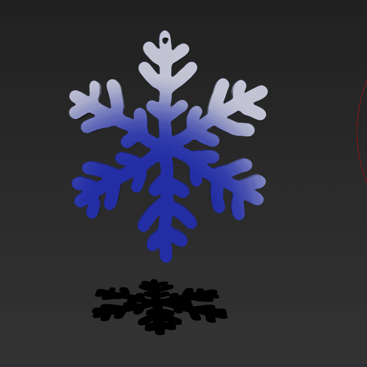 Snowflakesingle.stl 3d model