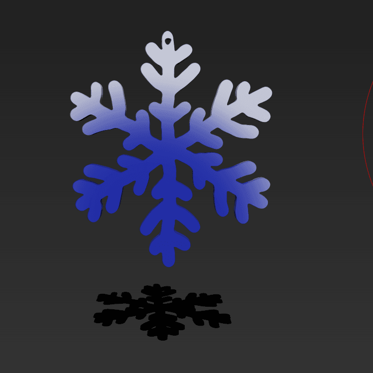 Snowflakesingle.stl 3d model