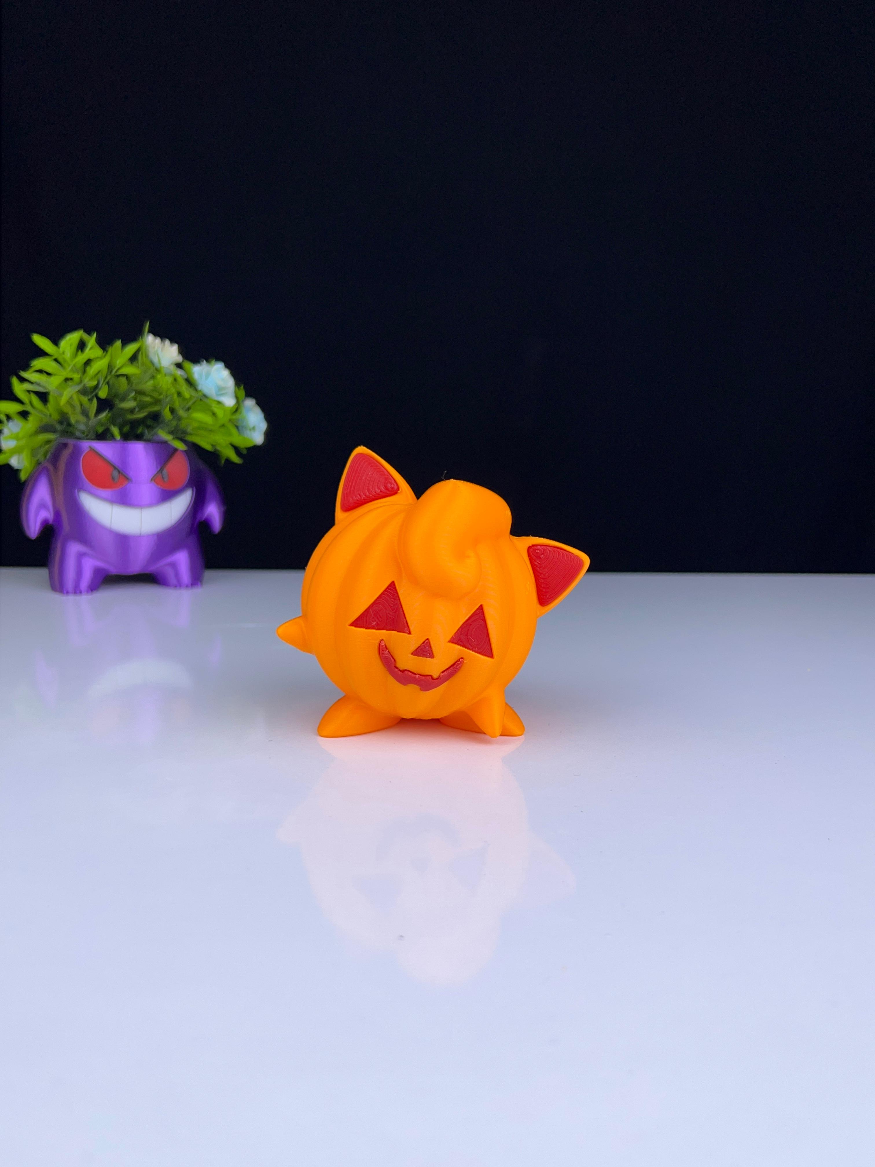 Jigglypuff pumpkin 1  3d model