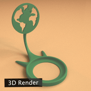 Space Earth 3d model