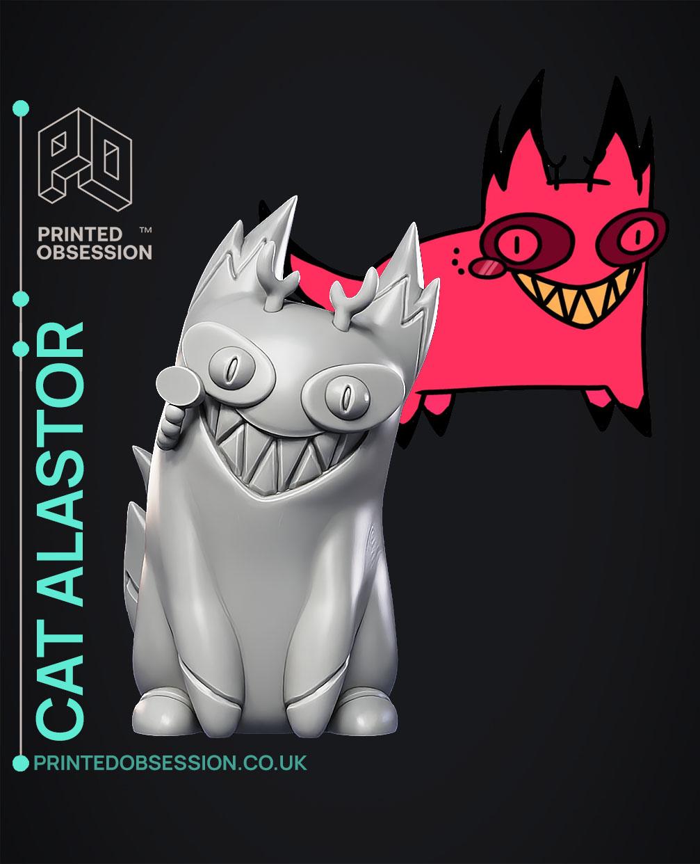 Cursed Cat Alastor  3d model