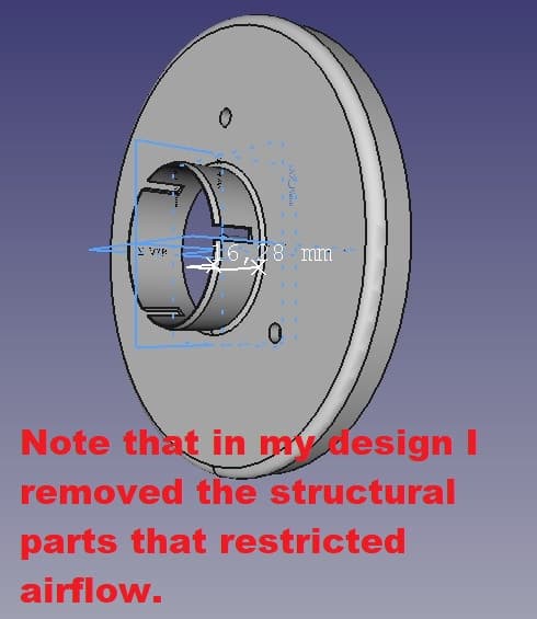 "Universal" air cleaner assembly 3d model
