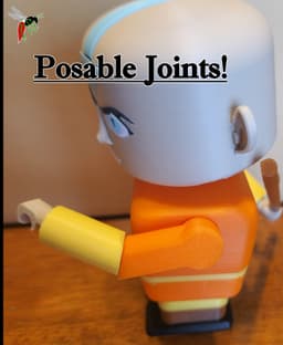 Aang the Last Airbender Chunky Chibi V2! | No support, No AMS, No glue 3d model