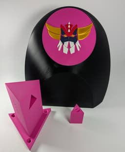 Hero Trophy Shelf - Grendizer 3d model