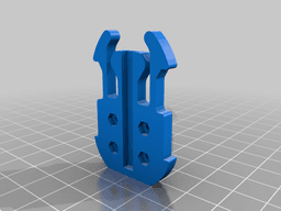Happymodel ES24TX No Screws Case for T-Lite with GoPro Clip 3d model