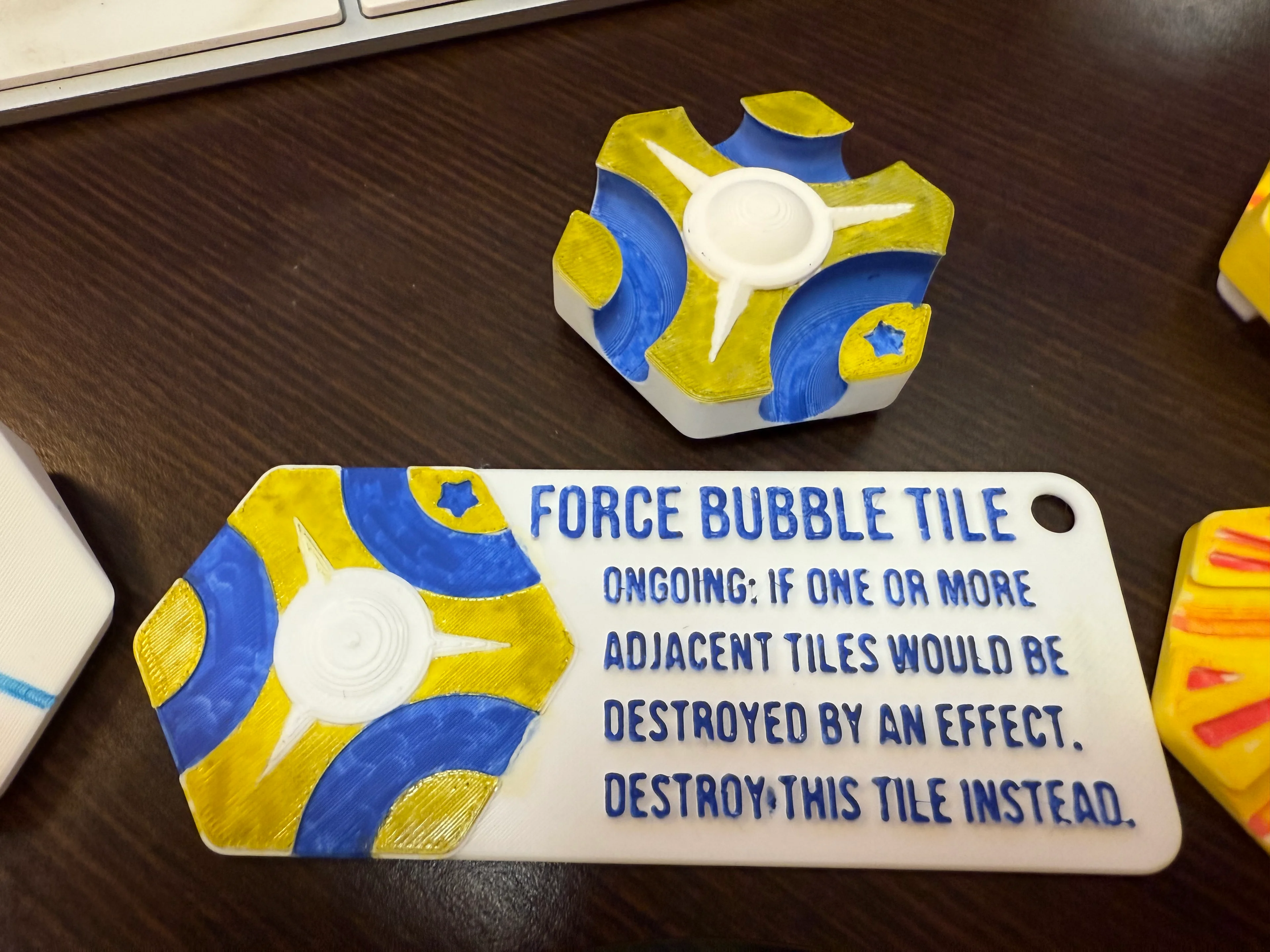 I have so many destructive tiles in my set that a protective tile does seem in order. Thanks for sharing this idea!