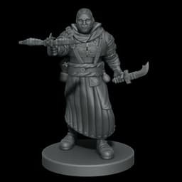 Eldarion's Vanguard: 6 Elite Elf Warrior Miniatures - STL Bundle 3d model