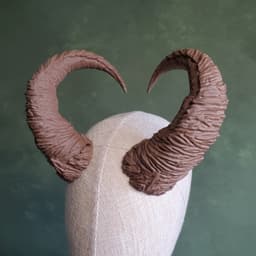 Aria | Tiefling Horns 3d model