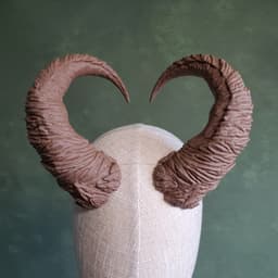 Aria | Tiefling Horns 3d model