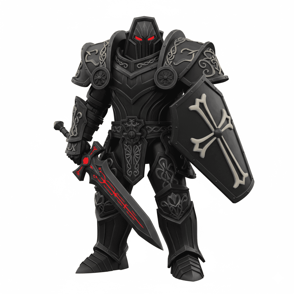 Black Coffin Champion Dark Warrior 3d model