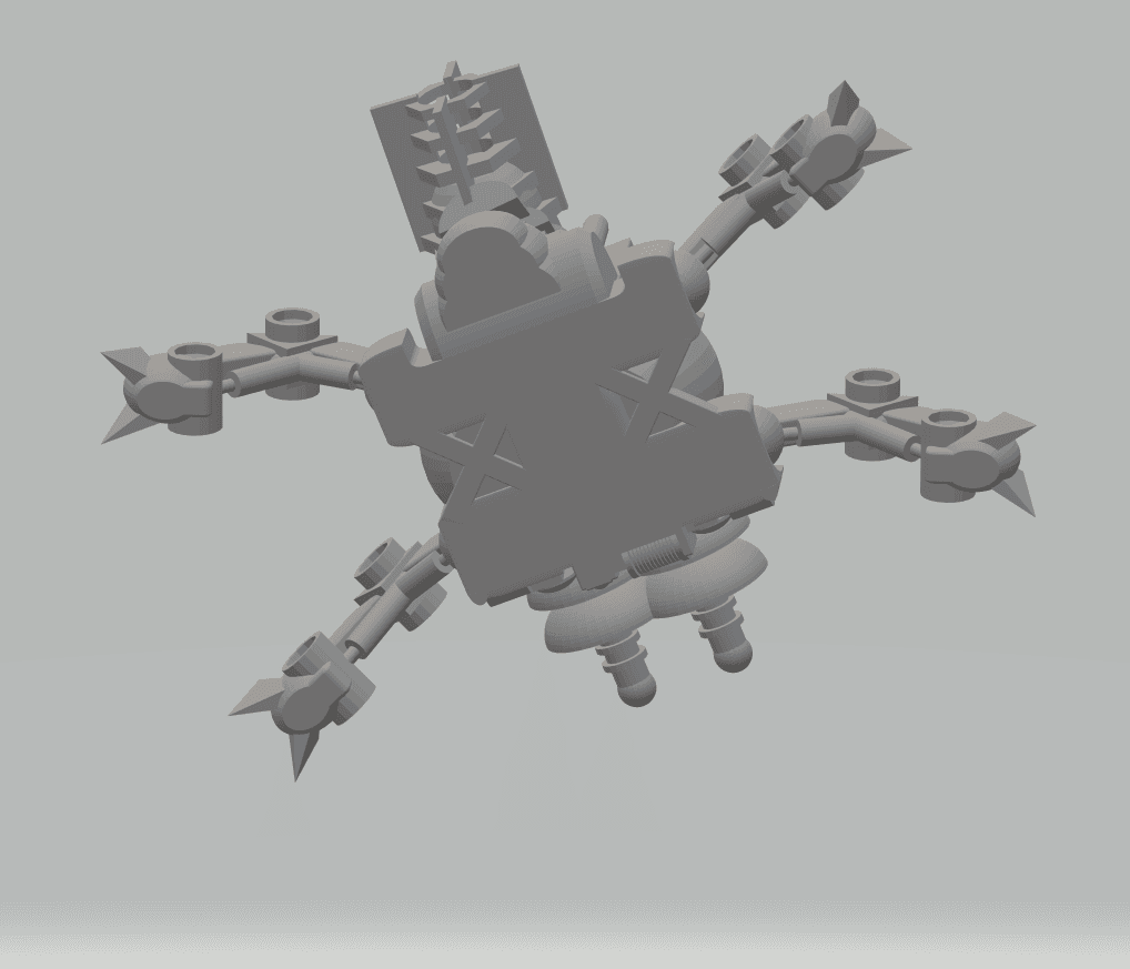 FHW: TiK tAAk Walking Sonic cannon small v1.1 prototype 3d model