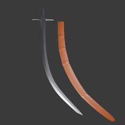 The shamshir v2 3d model