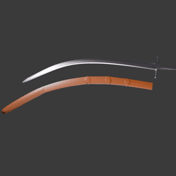 The shamshir v2 3d model
