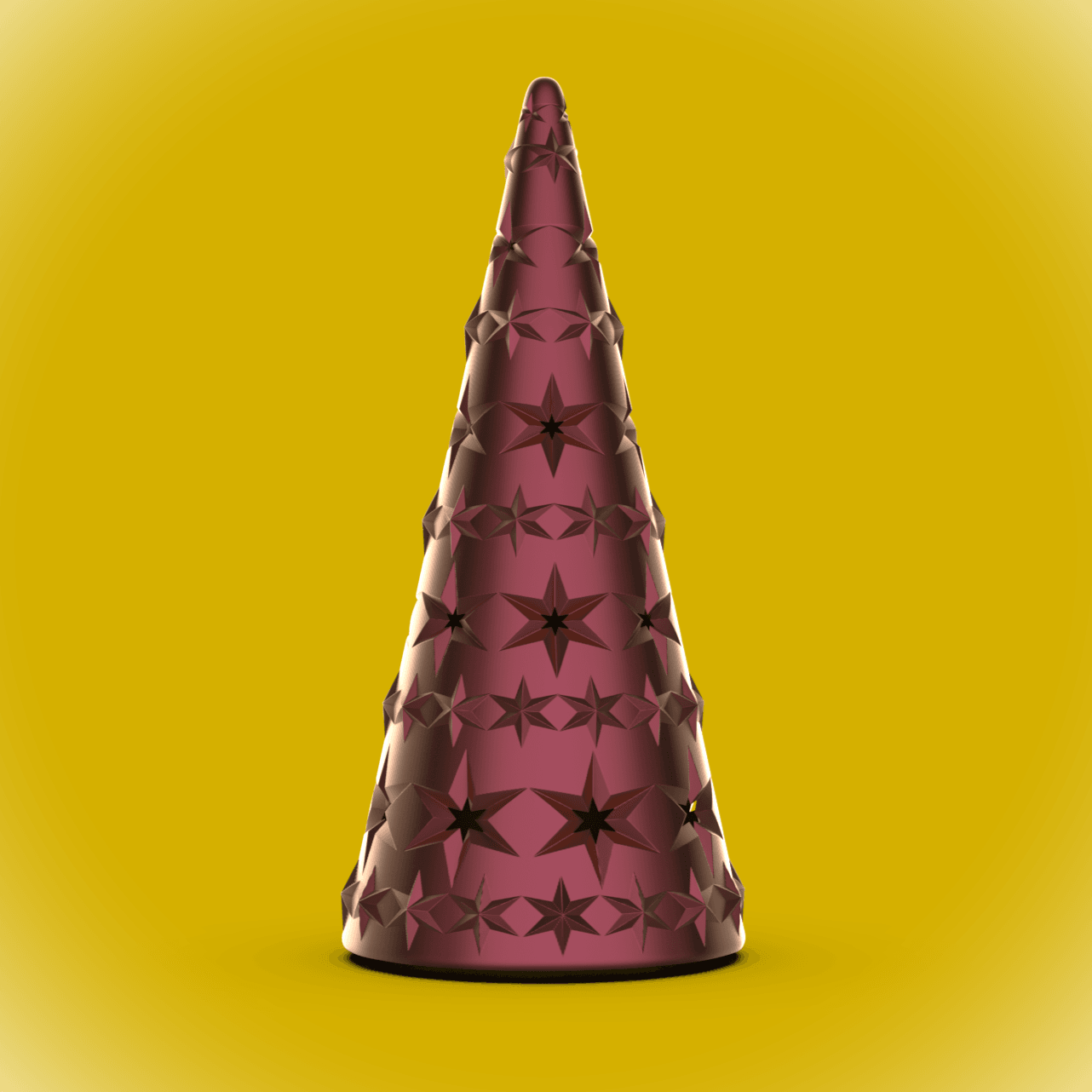 "Holy" Tree Tealight Topper #2 3d model