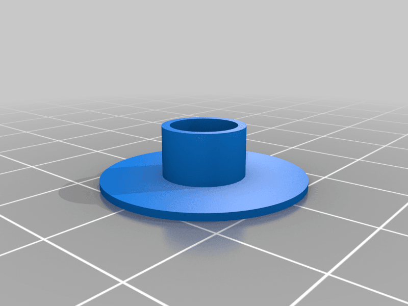 Hidden Flag Grommet Wall Mount 3d model