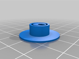 Hidden Flag Grommet Wall Mount 3d model