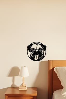 Pug Wall Art, Wall Decor, Home Decor 3d model
