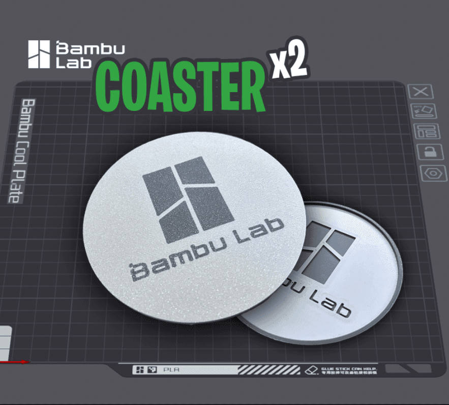 Bambu Lab Coaster x2 3d model