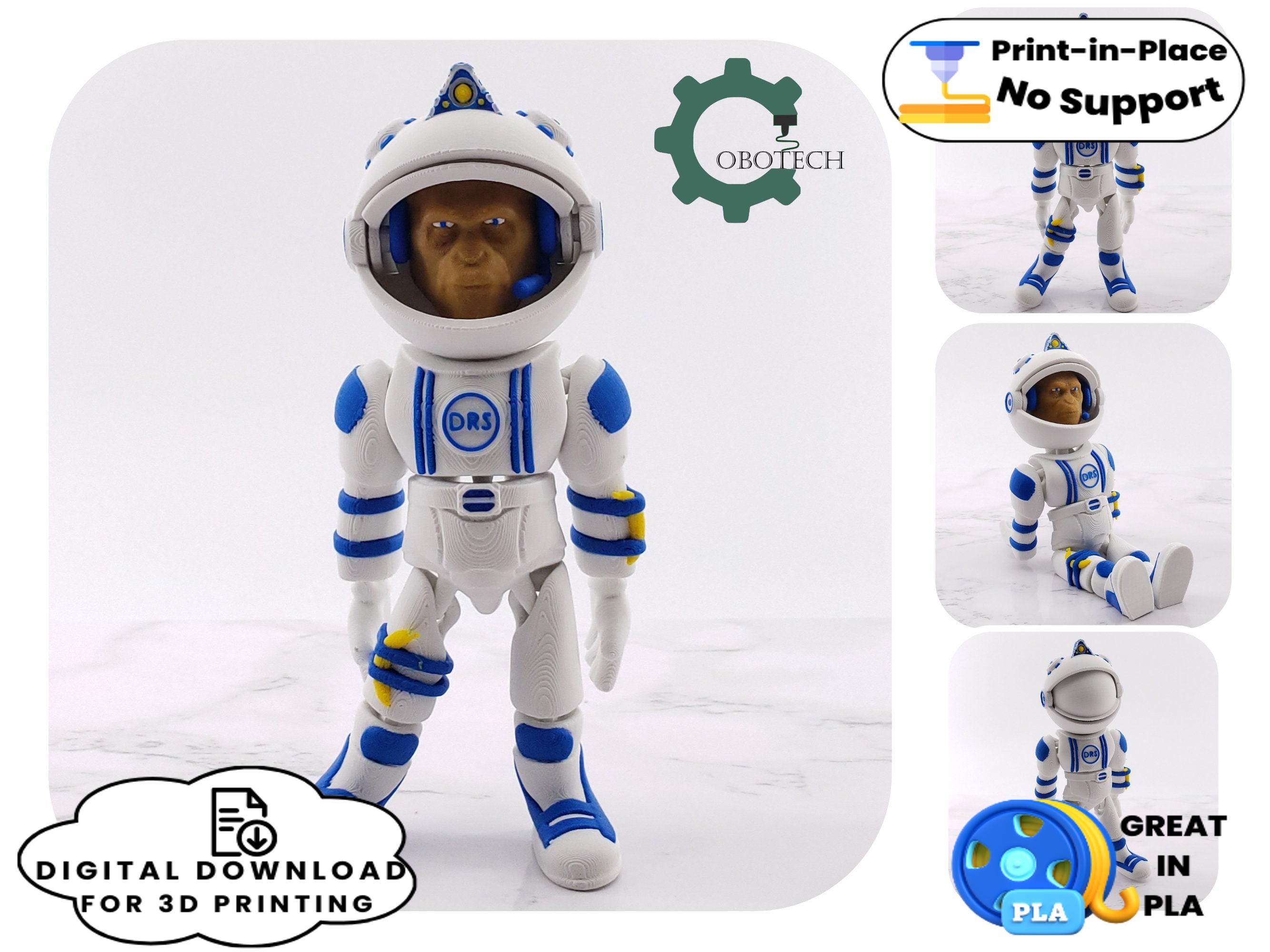 Cobotech Articulated DRS Ape Astronaut 3d model