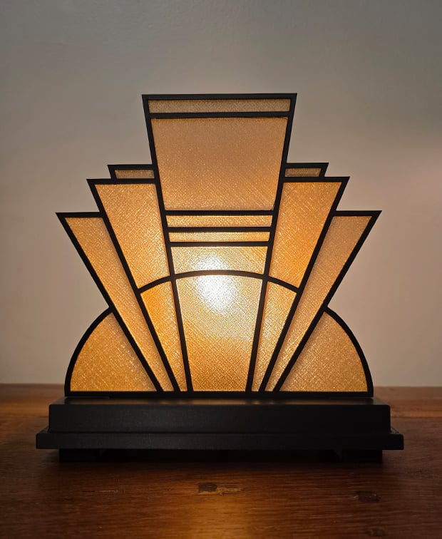 Art Deco Table Lamp 3d model