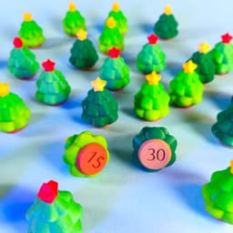 The 100 Hidden Christmas Trees Game + PDF! Xmas Game! 3d model