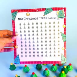 The 100 Hidden Christmas Trees Game + PDF! Xmas Game! 3d model