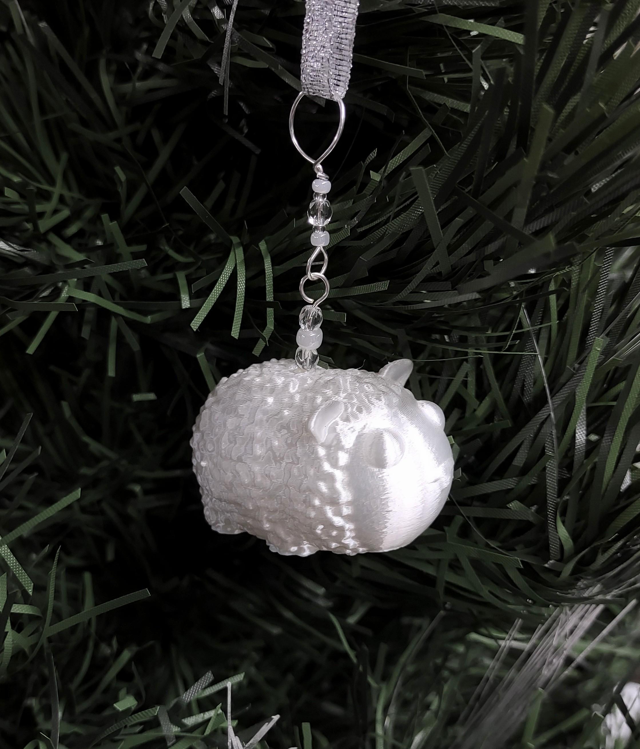 Sheep Christmas Ornament 3d model