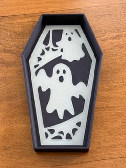 Coffin Ghosts Tray 3d model
