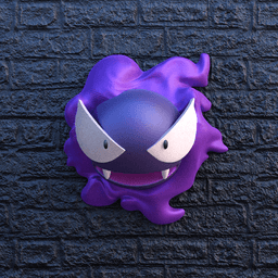 Gastly - Wall Mounted - Pokemon 3d model