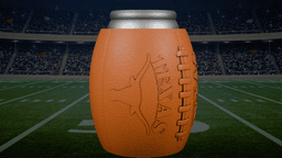 Texas Football Beer Can Holder 3d model