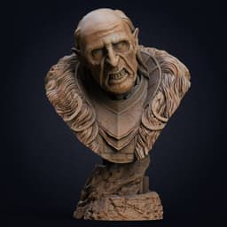 Grisnakh bust (Pre-Supported) 3d model