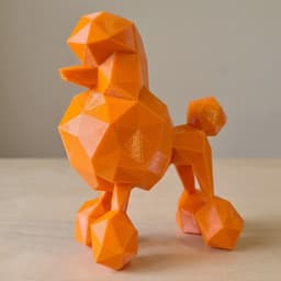 FACETED POODLE 3d model