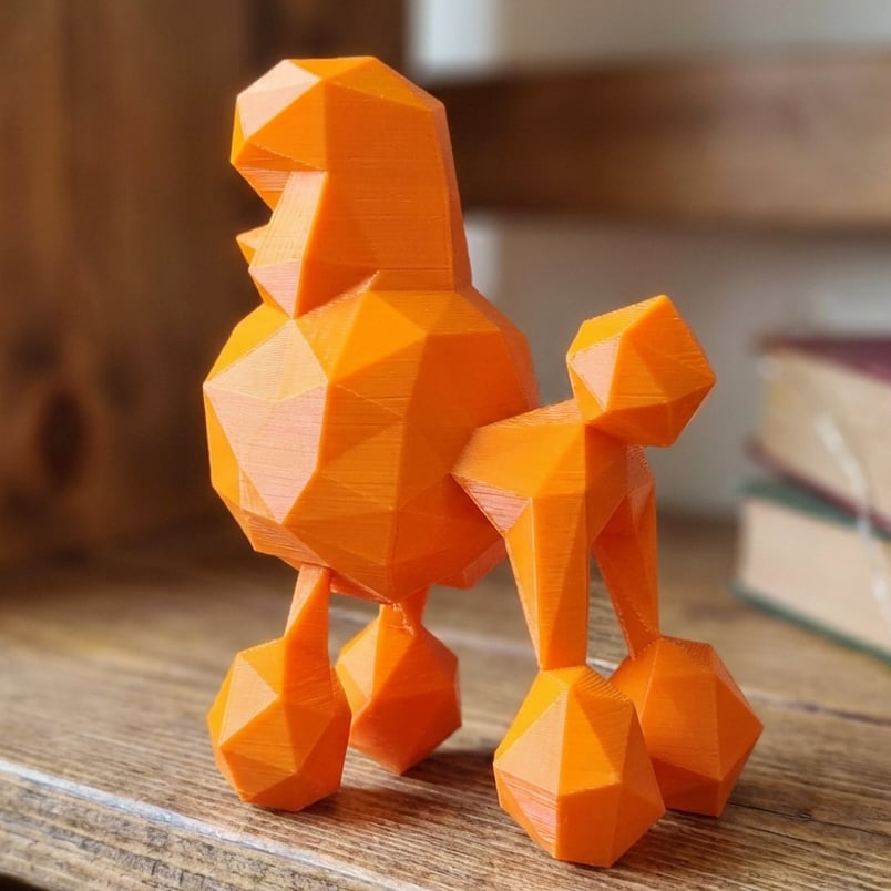 FACETED POODLE 3d model