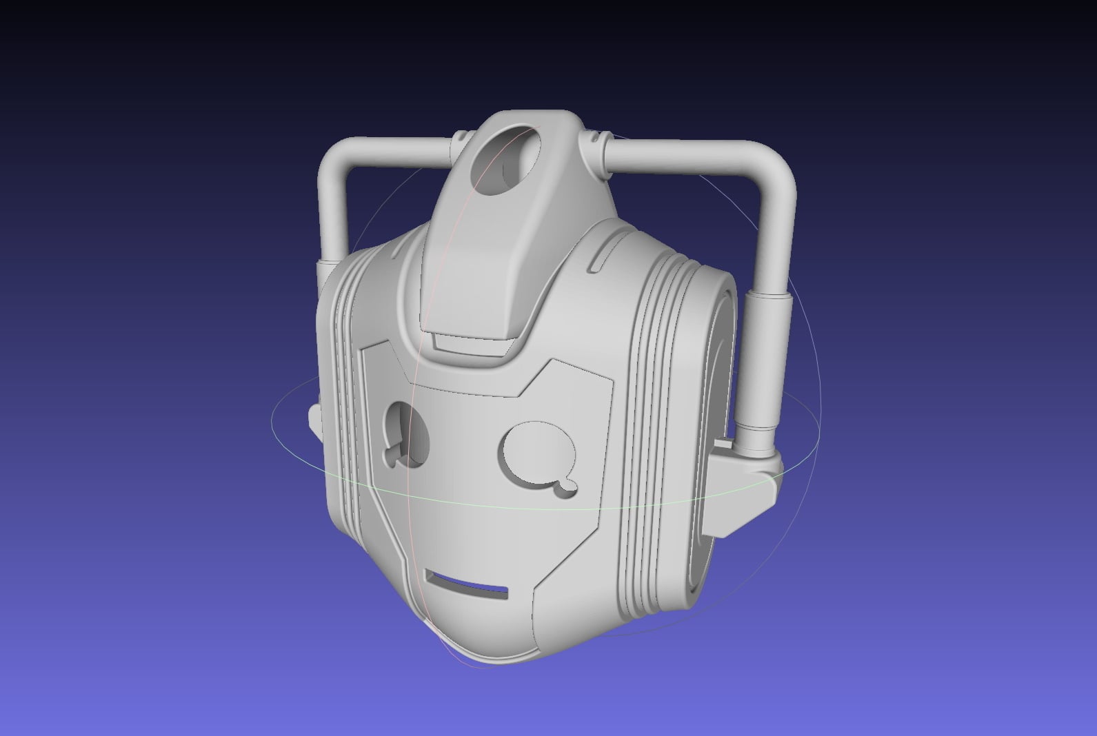 Doctor Who Cyberman Helmet 3d model