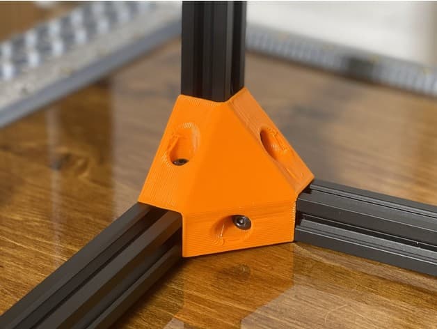 Corner Bracket for 2020 Square Corner 3d model