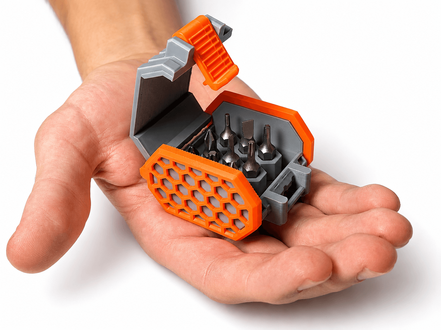 Micro EDC Hex Bit Case 3d model