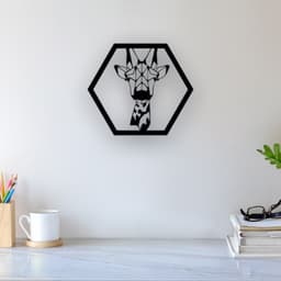Giraffe Wall Art 3d model