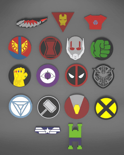 Wakanda Badge - Black Panther 3d model