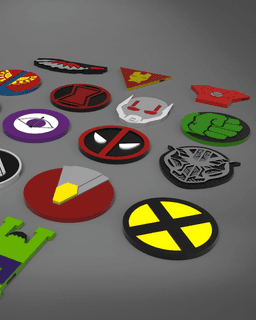 Wakanda Badge - Black Panther 3d model