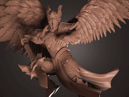 Winged Warrior 3d model
