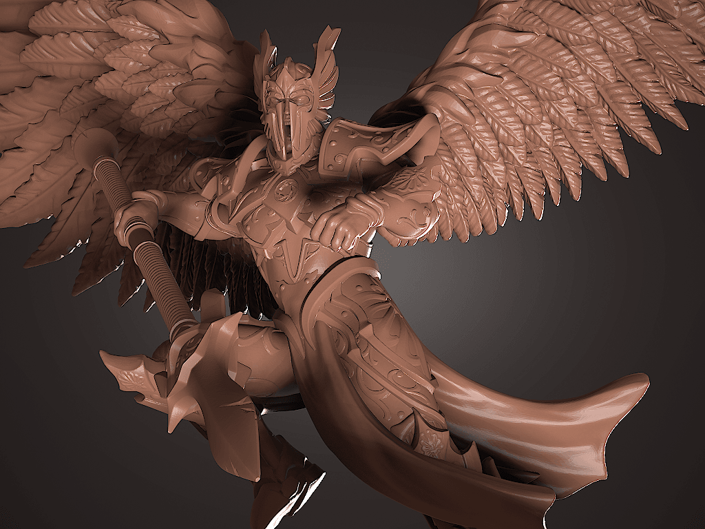 Winged Warrior 3d model