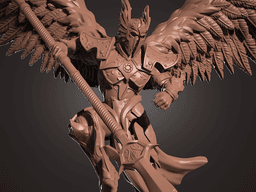Winged Warrior 3d model