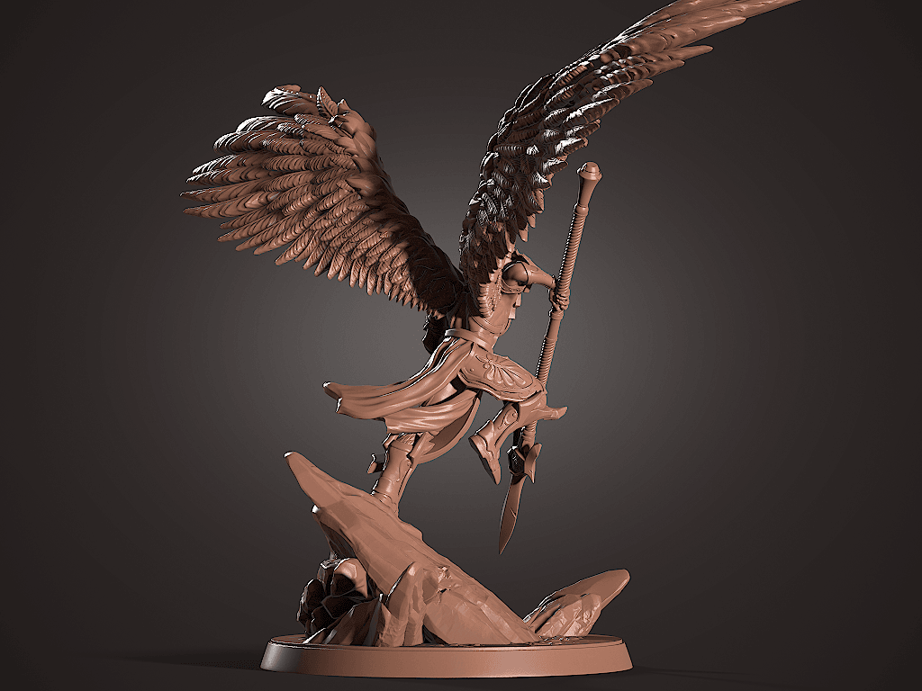 Winged Warrior 3d model