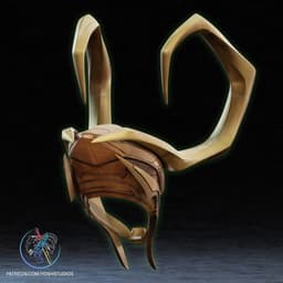 Loki Rivals Helmet 3D Printer STL File 3d model
